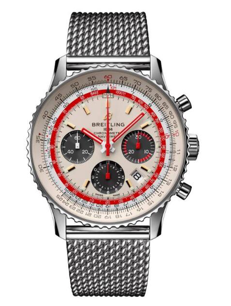 Review Breitling Navitimer 1 B01 Chronograph 43 Replica Watch AB01219A1G1A1 - Click Image to Close